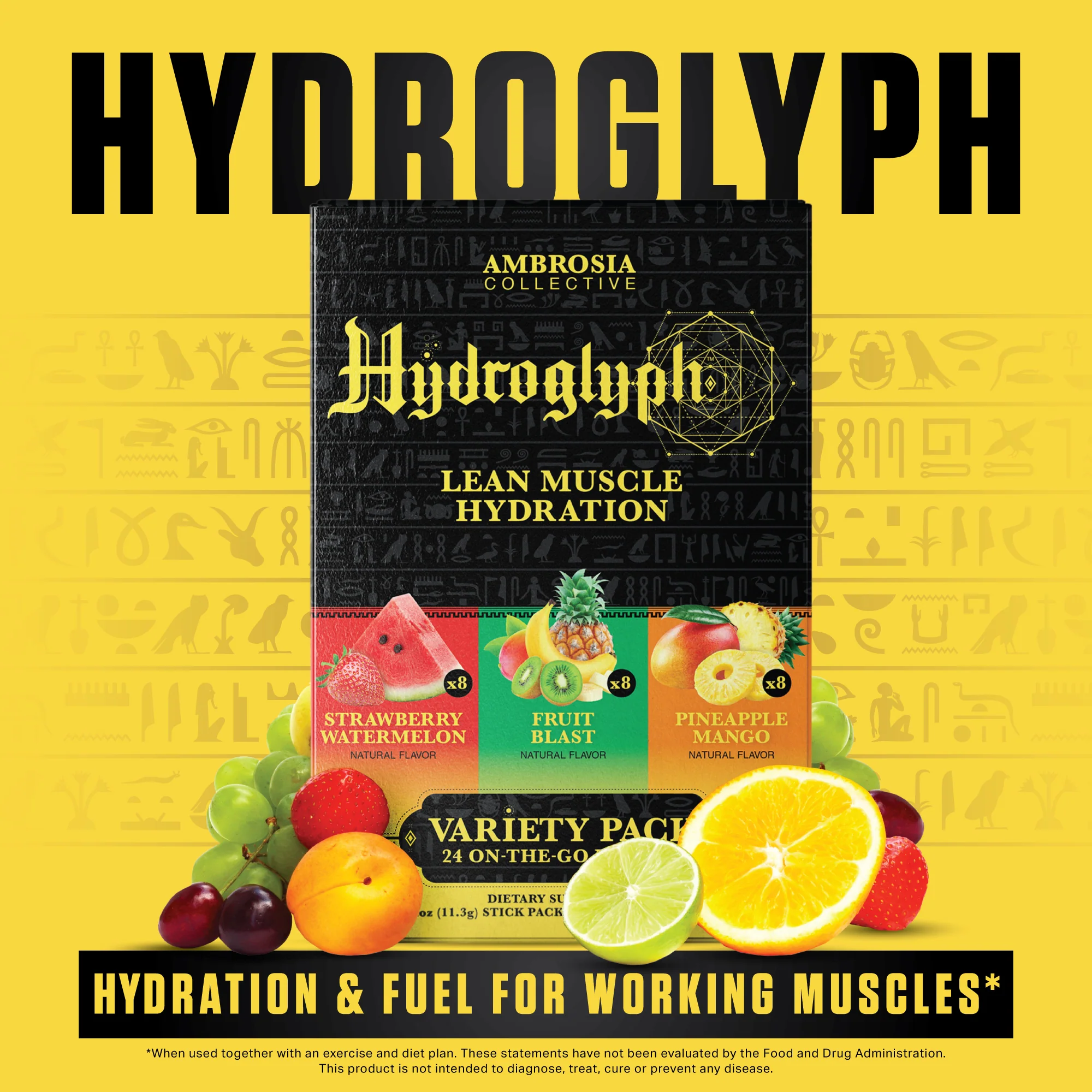 Hydroglyph™ - Hydration Stick Packs (24ct Variety) - Image 11