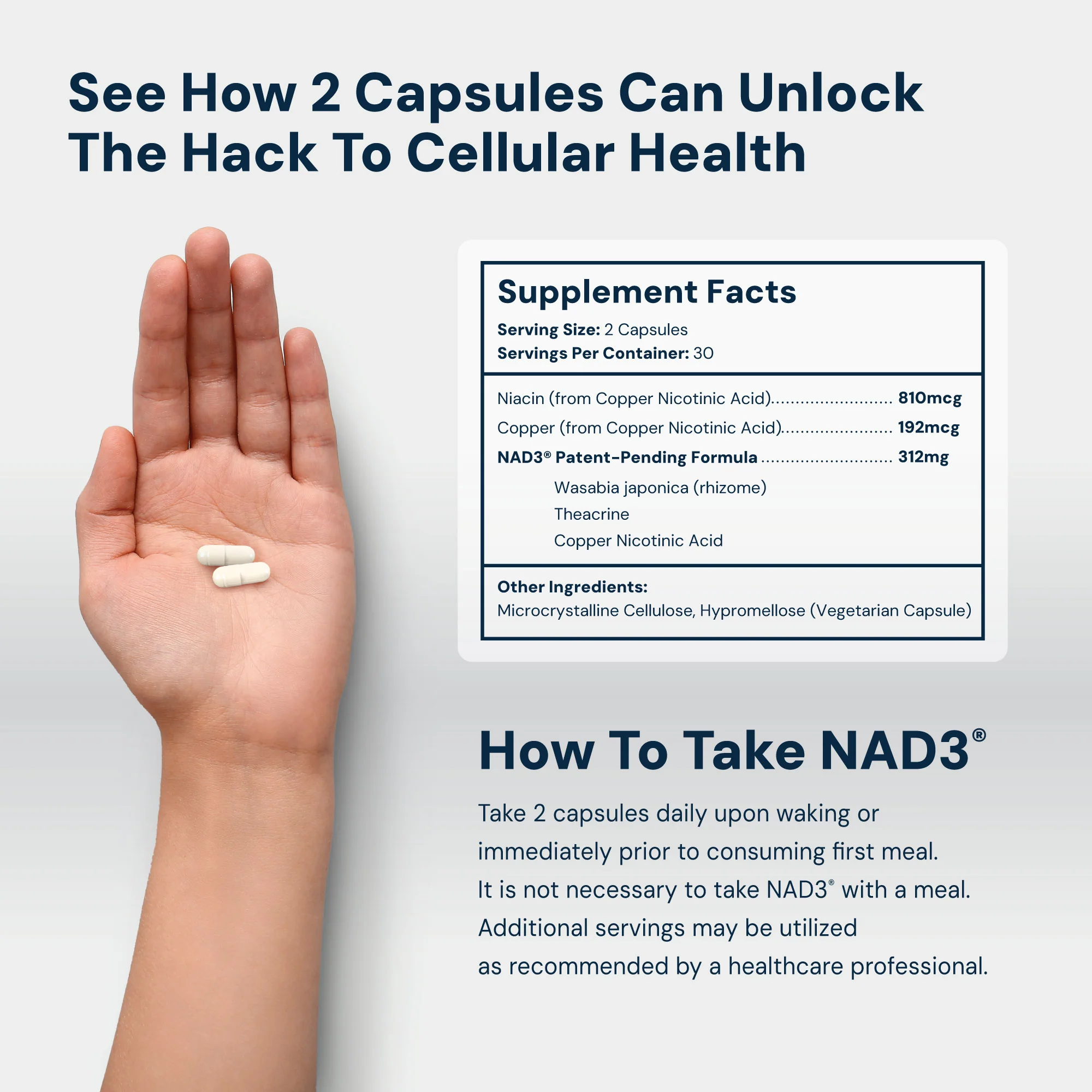 NAD3® 60 - All Natural NAD+ Booster™ - Image 3