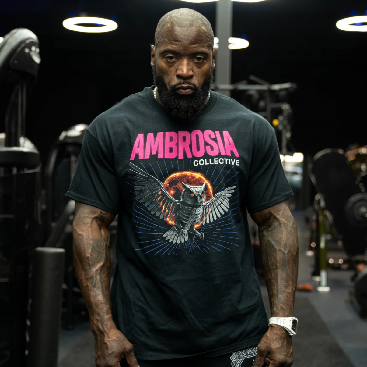 Ambrosia Metal Owl T-Shirt